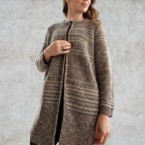 NORTHERN REFLECTIONS | Grey Open-Front Cardigan Size L